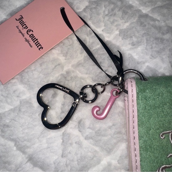 Y2K Juicy Couture Green and Pink Wallet - Picture 3 of 5